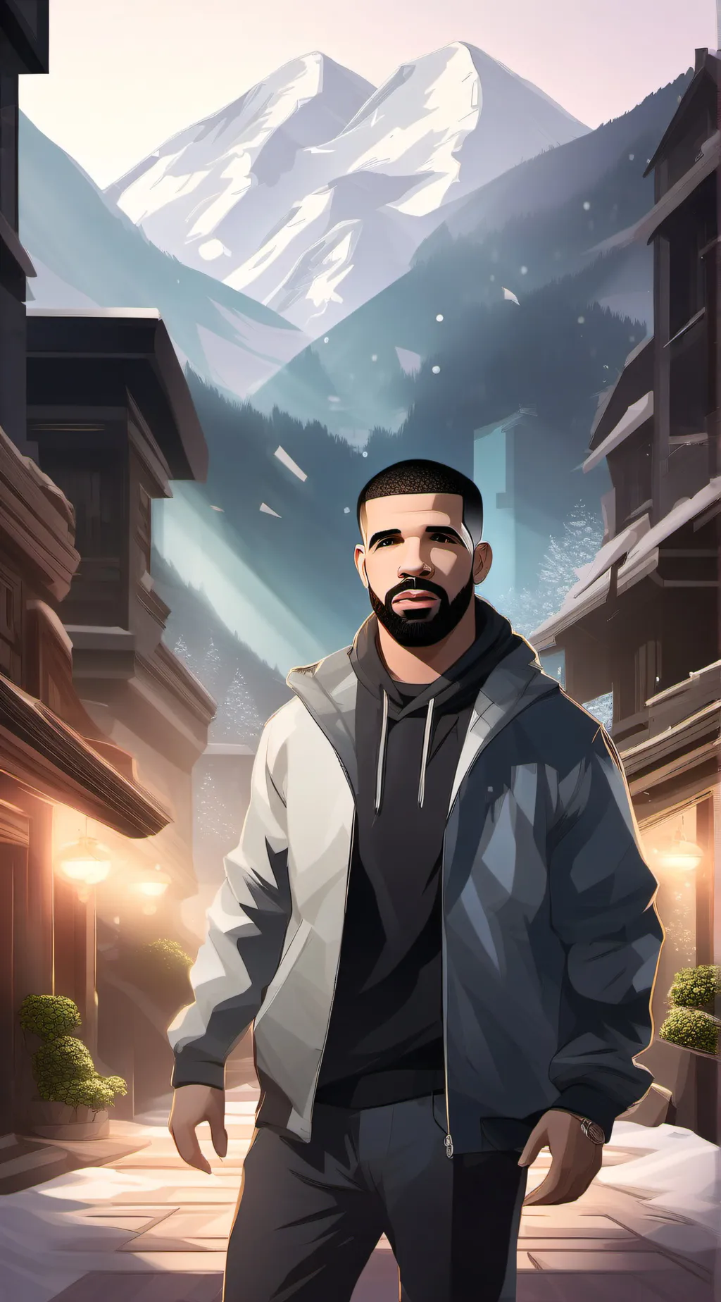 ai character: Drake  background
