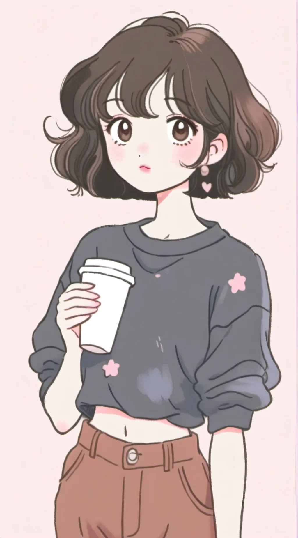 ai character: Strawberry background