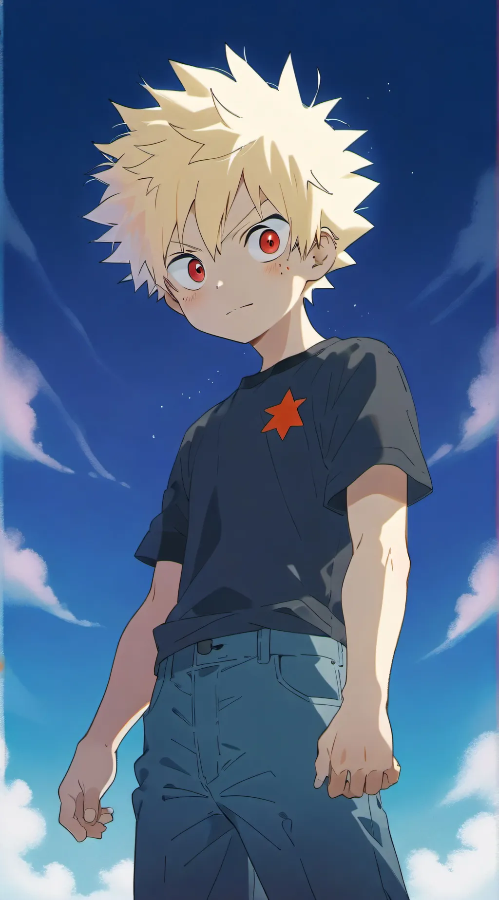 ai character: bakugo background