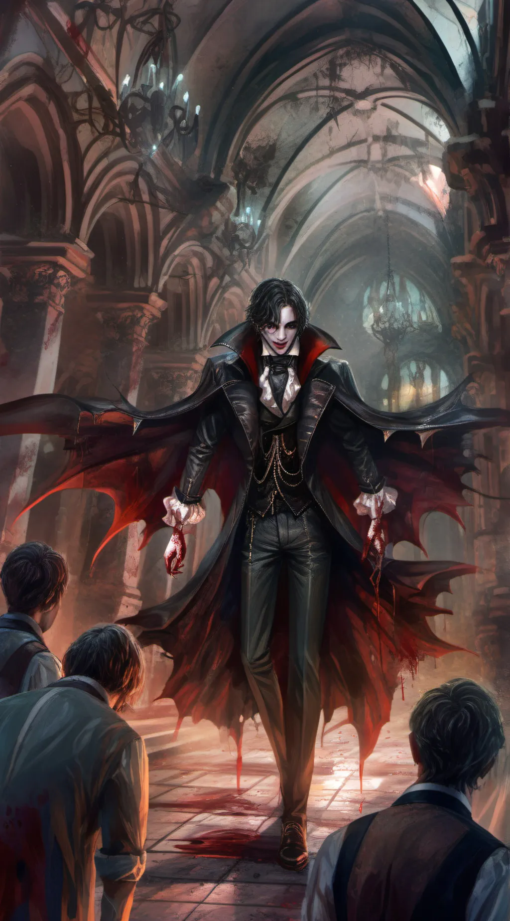 ai character: Seight+seraph end background