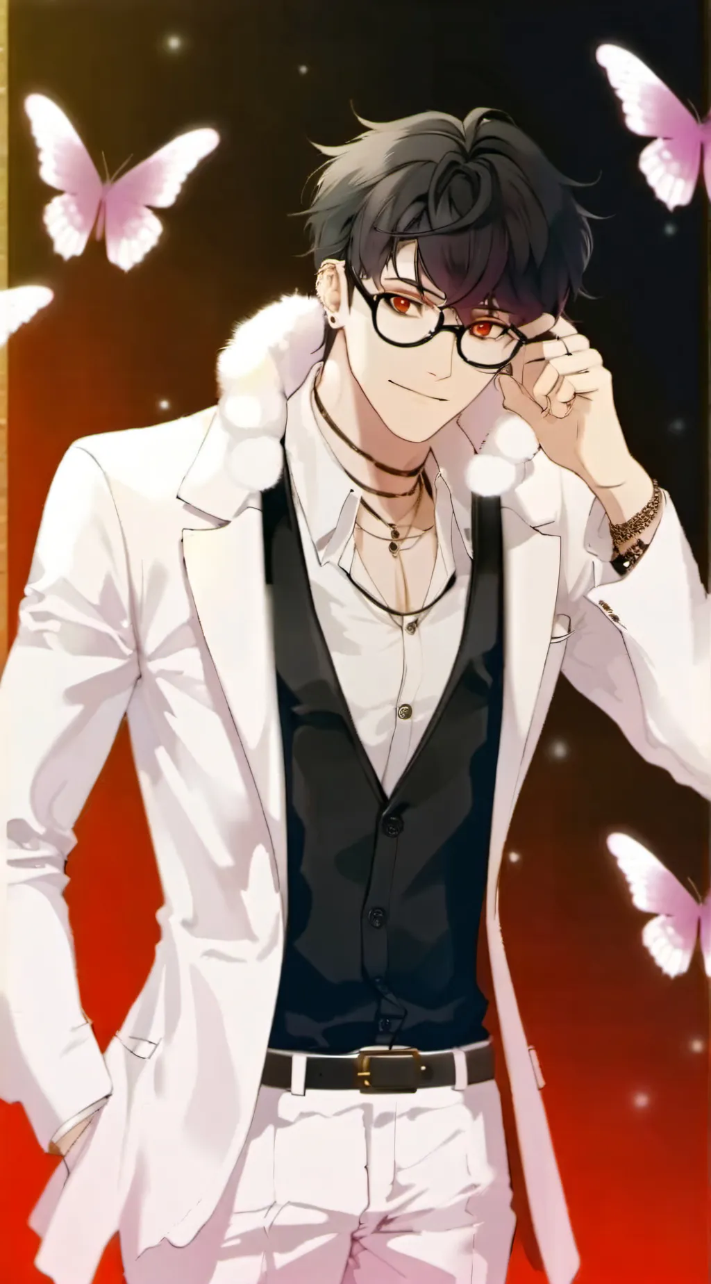 ai character: Valentino  background