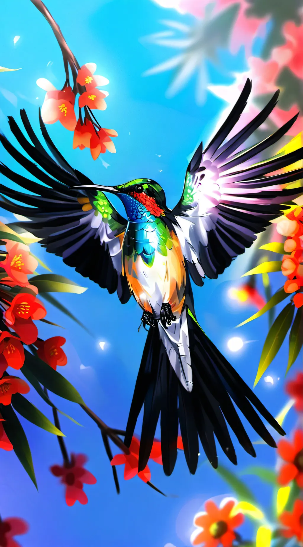 ai character: Fleur background