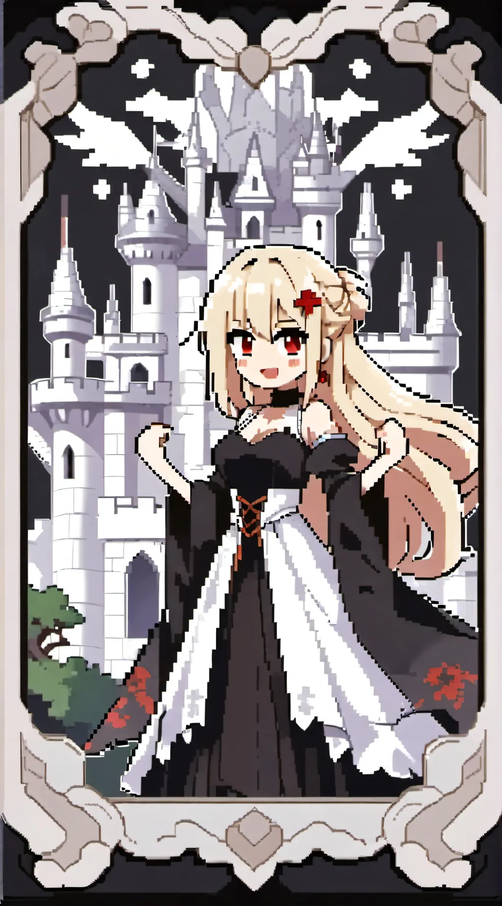 ai character: vampire queen background