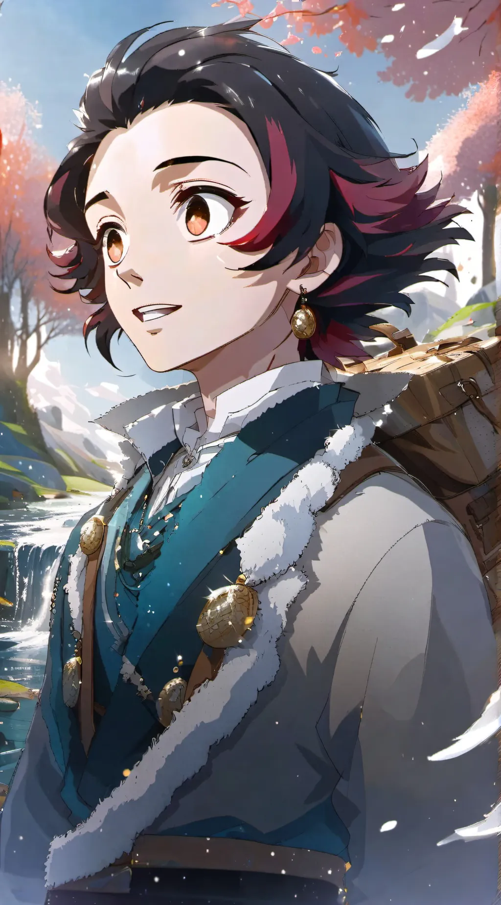 ai character: Théo background