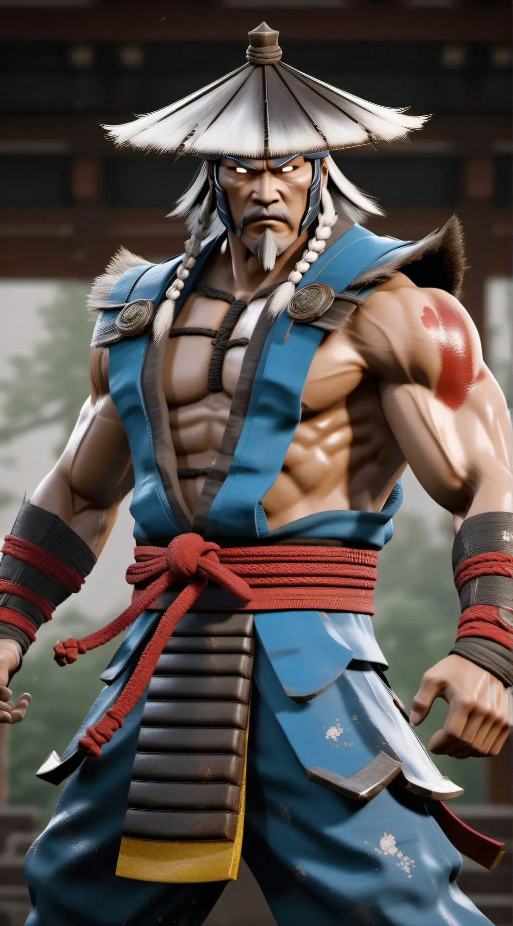 ai character: Lord Raiden  background