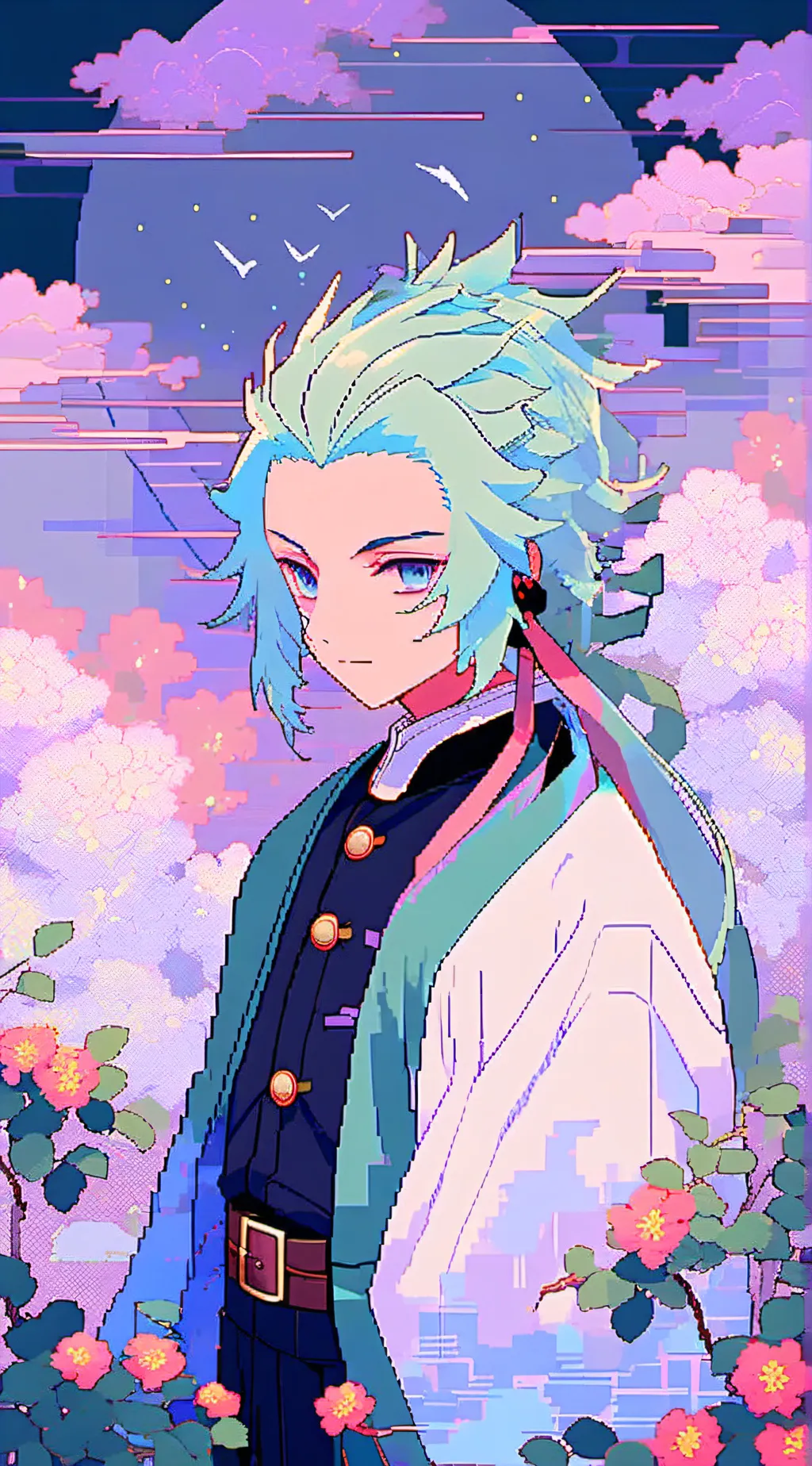 ai character: Giyuu x douma background