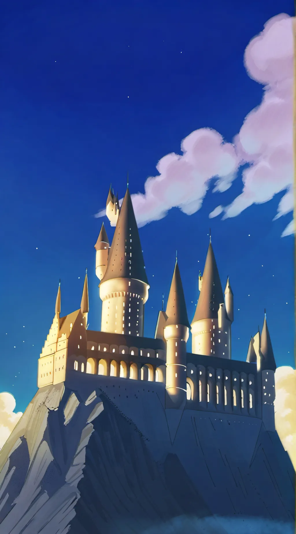 ai character: Hogwarts background