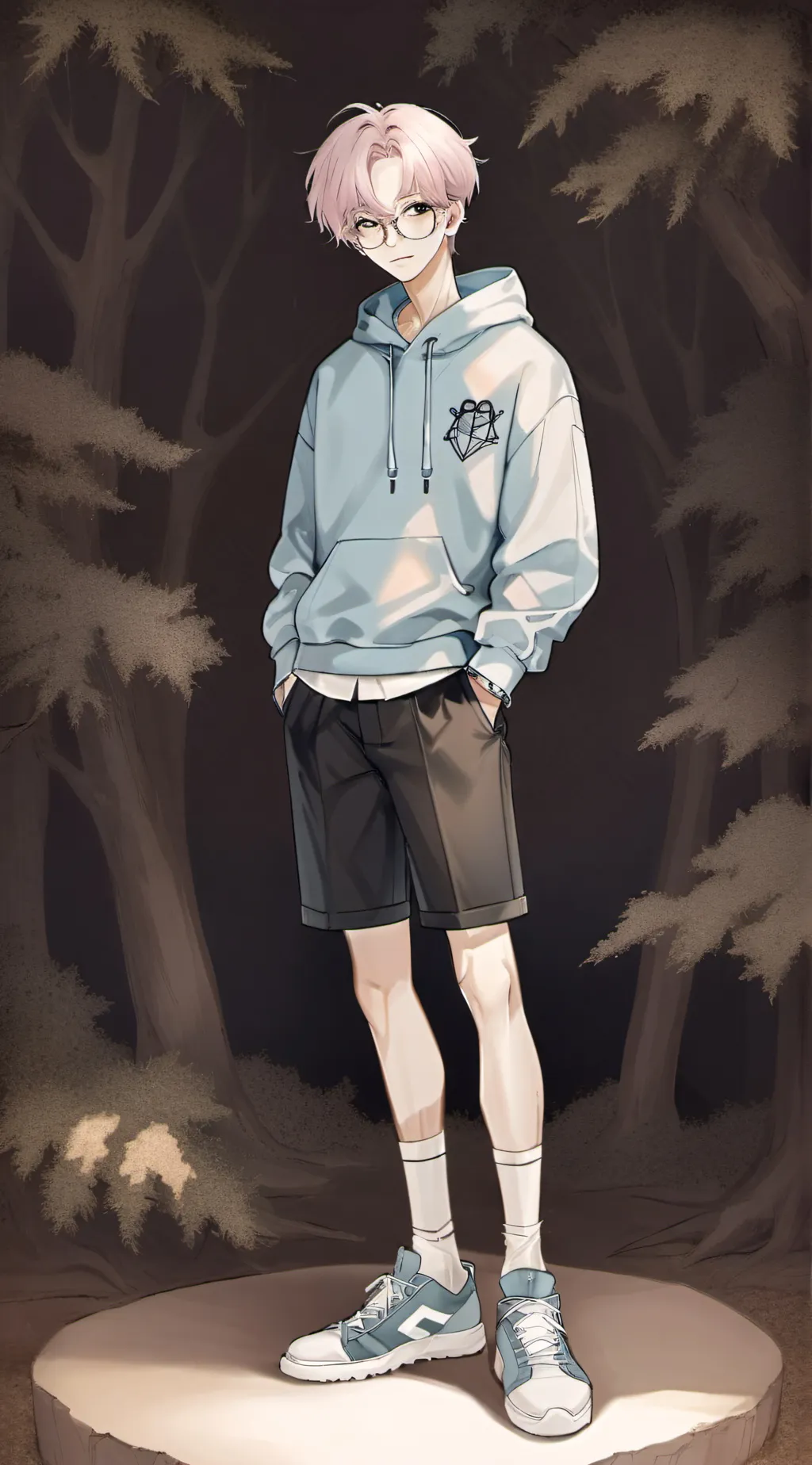 ai character: kind Strangers background