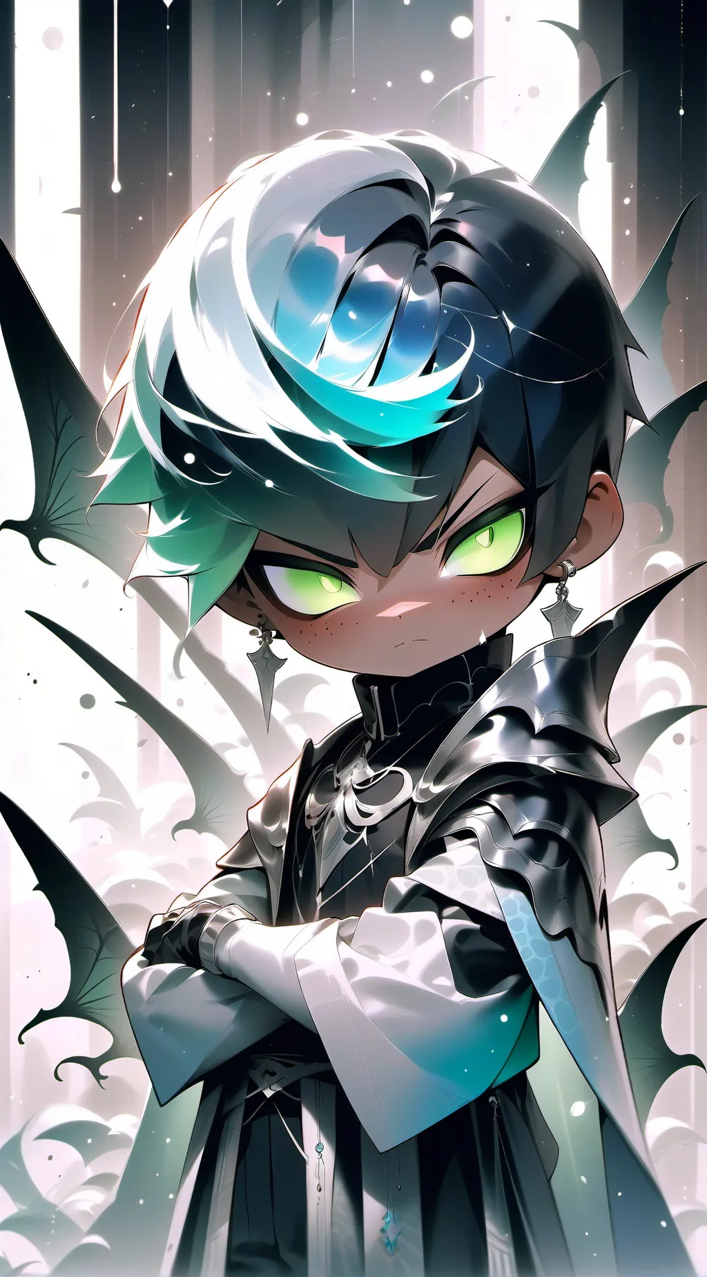 ai character: math test background