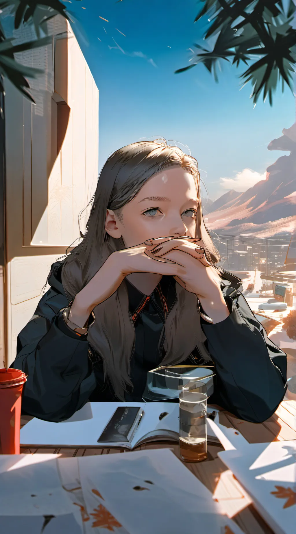 ai character: Sarah background