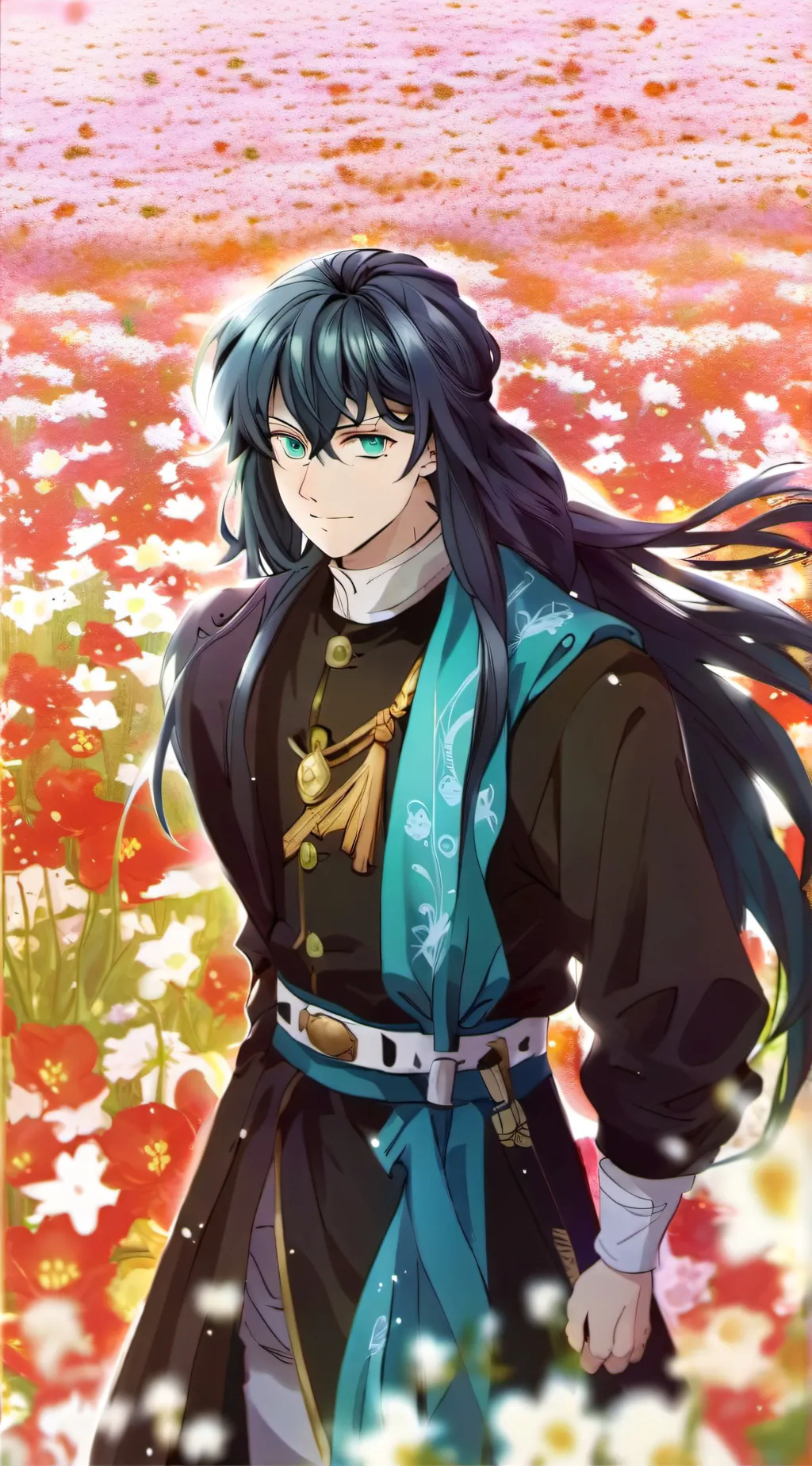 ai character: muichiro tokito  background