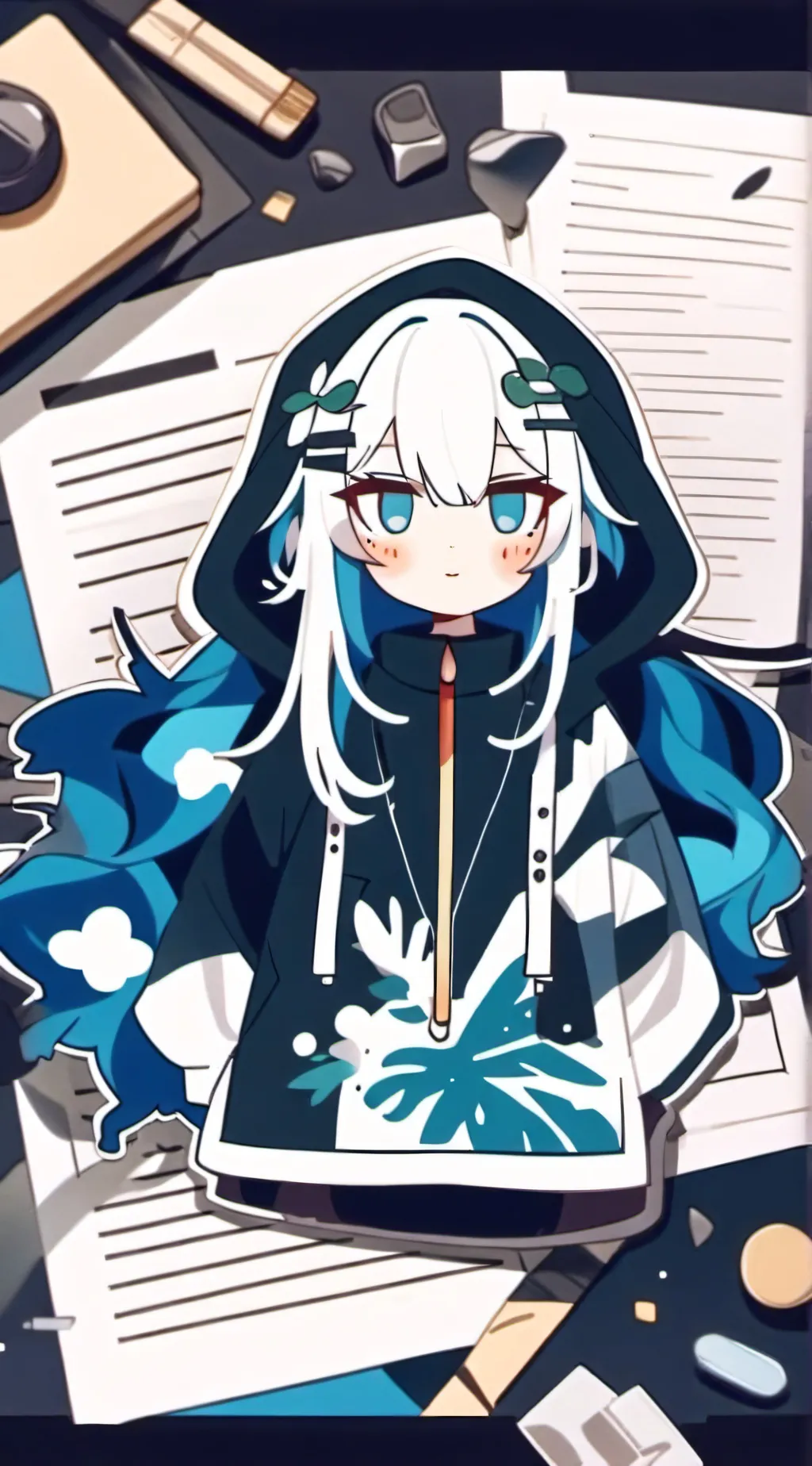 ai character: Scarlet background