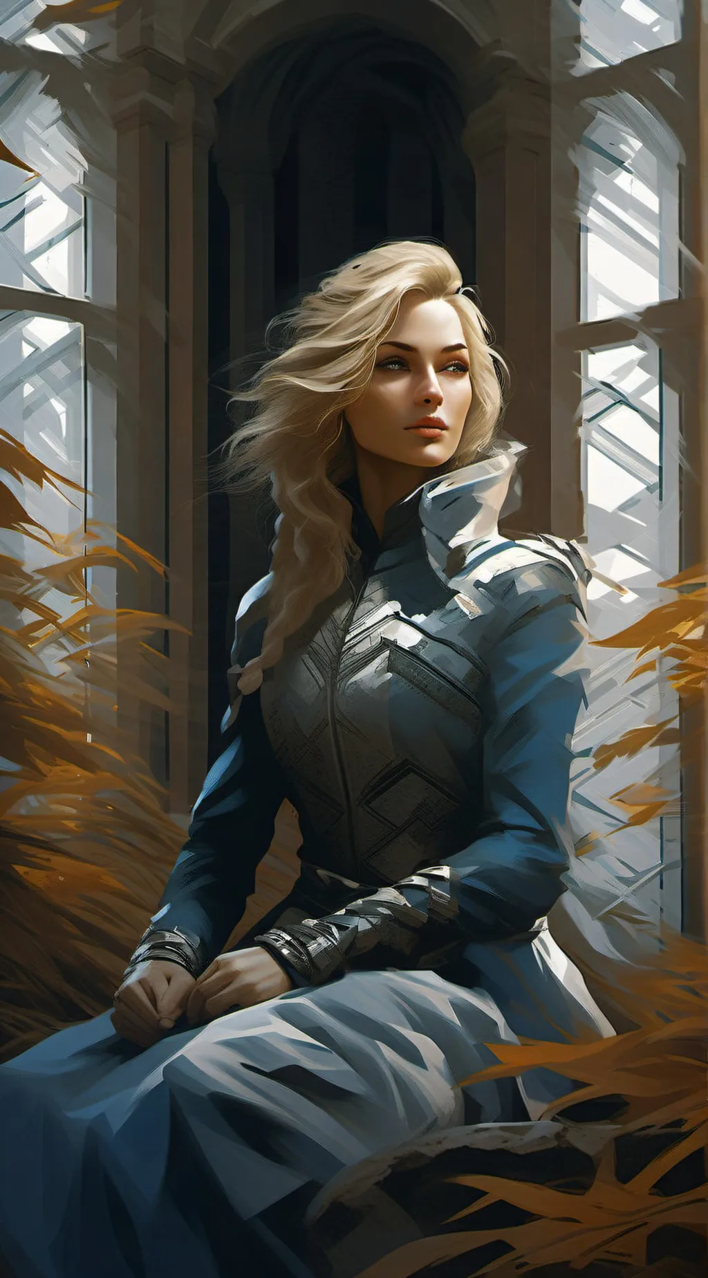 ai character: Vega de la lyre background