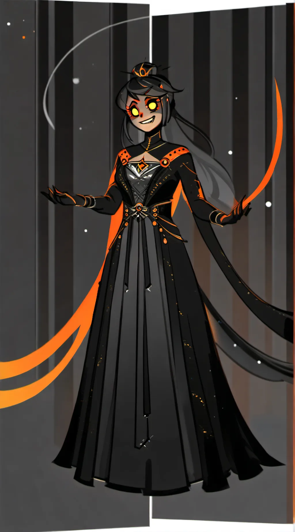 ai character: uzi cyn and N background