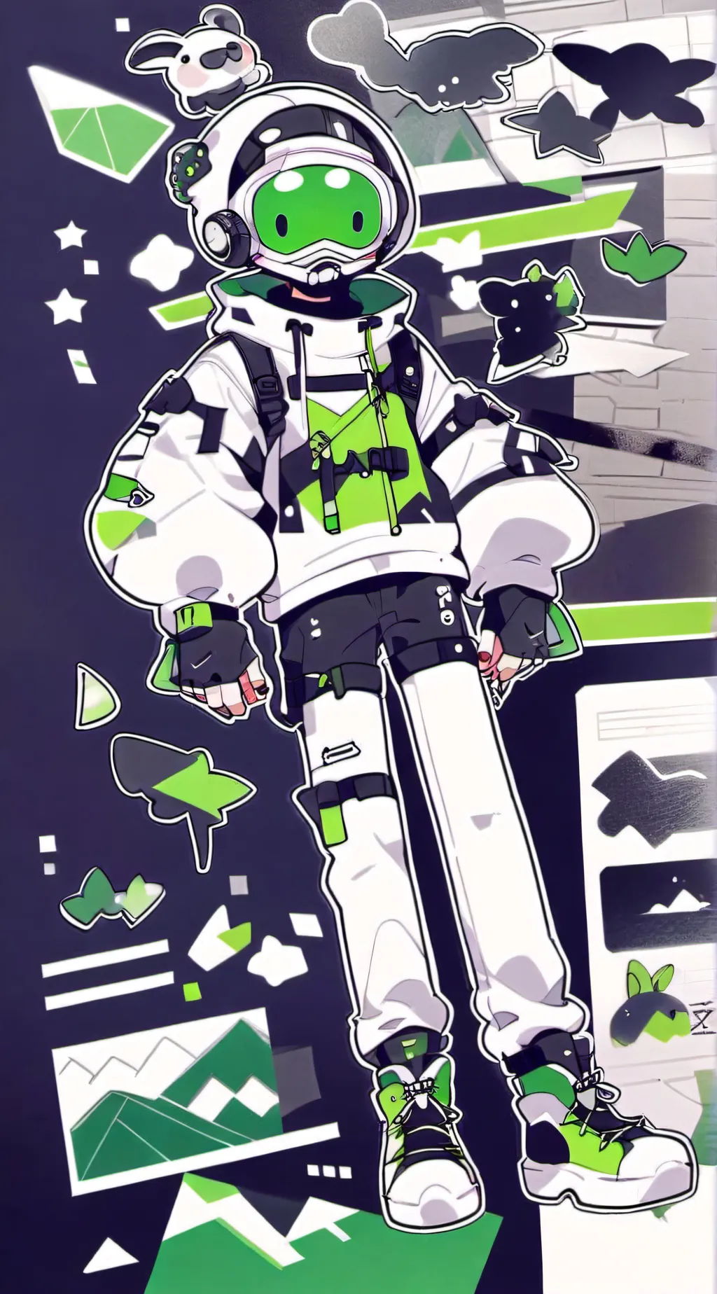 ai character: Max background