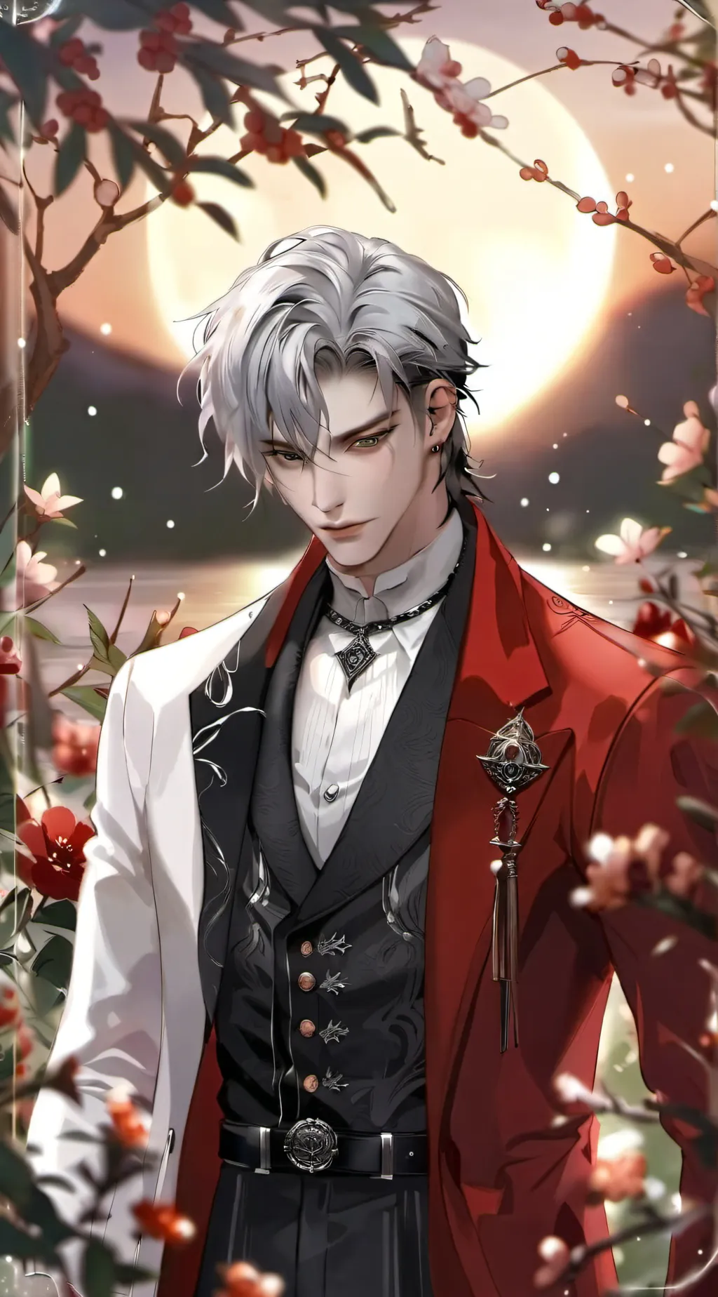 ai character: Andrew Greece  background