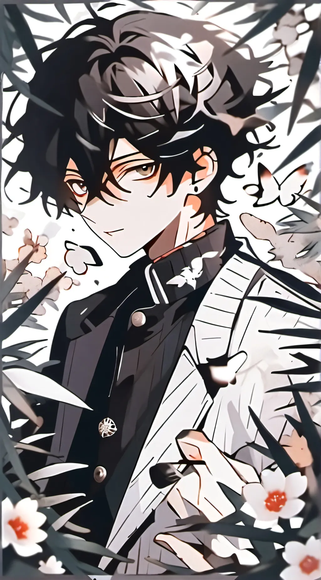 ai character: ⊙Samヘ background