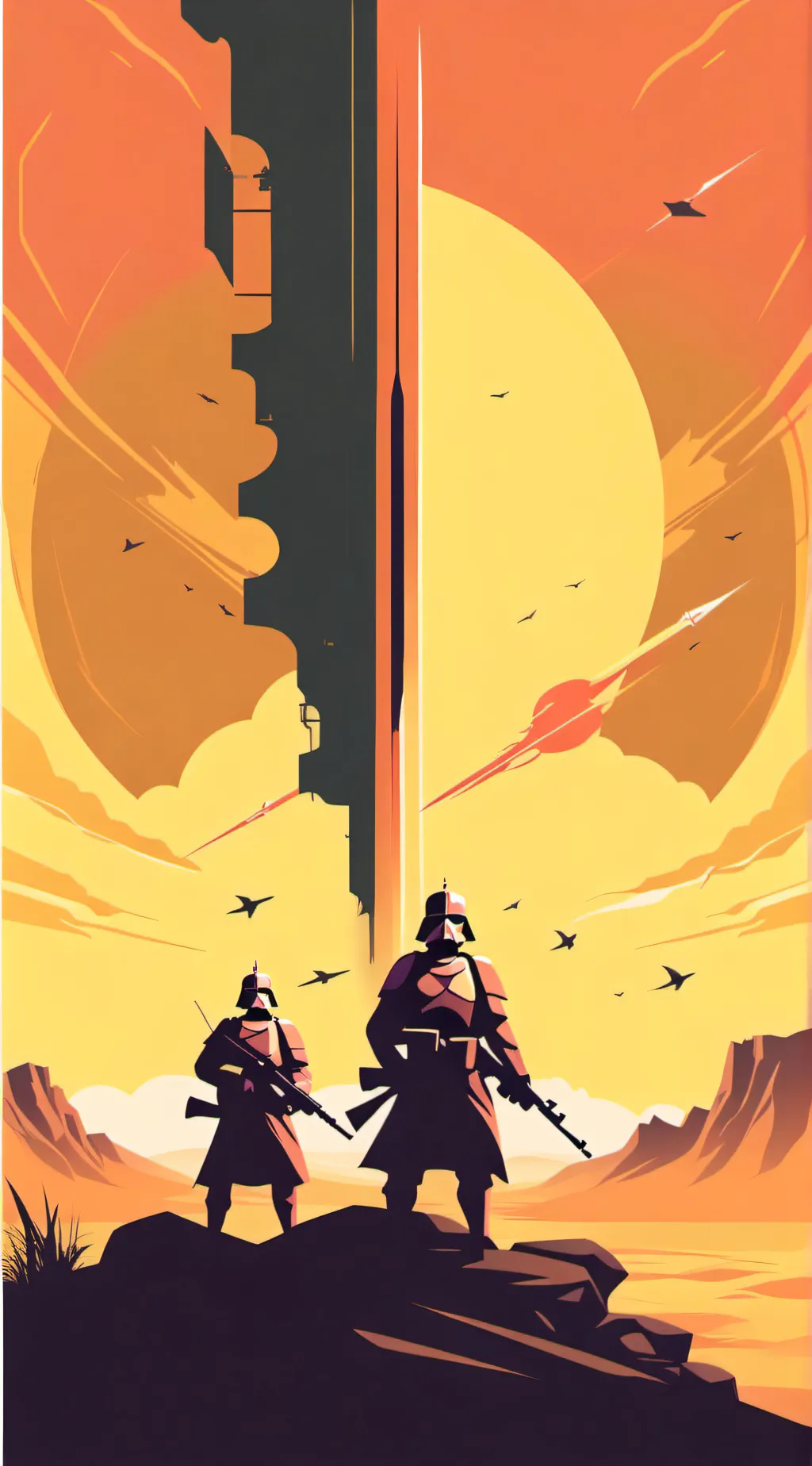 ai character: The end… background