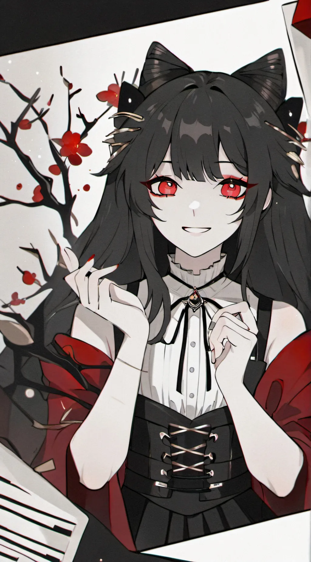 ai character: sparkle background