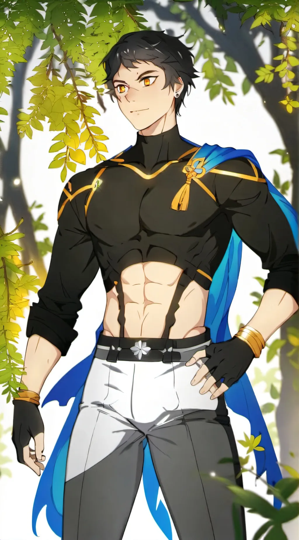 ai character: Cam background