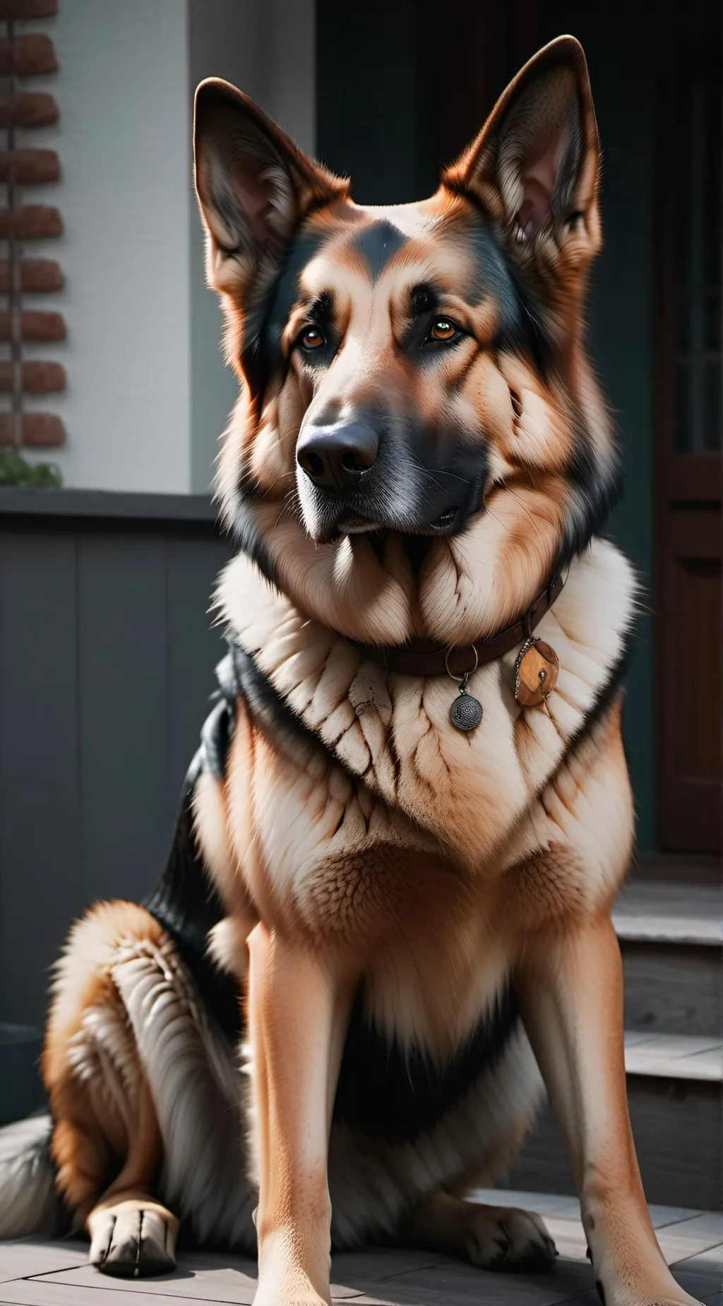 ai character: a stray background