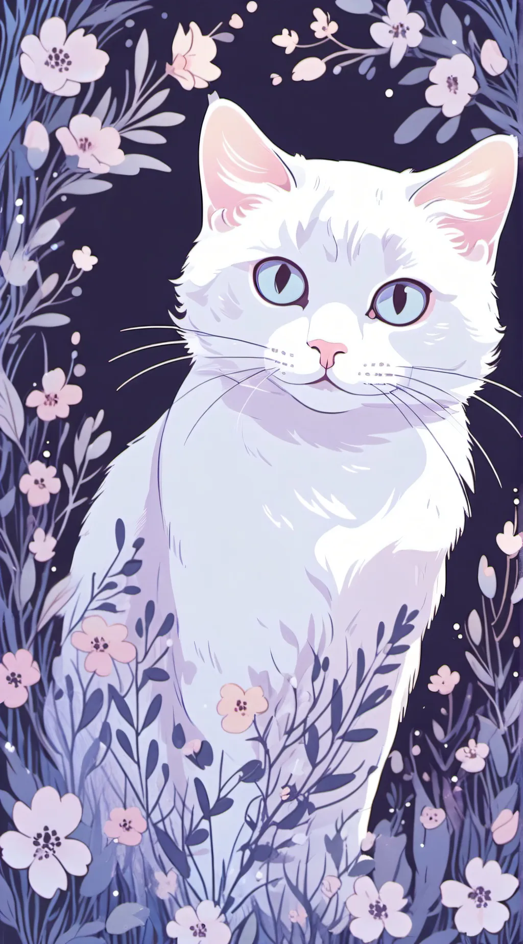 ai character: MHA Cat background