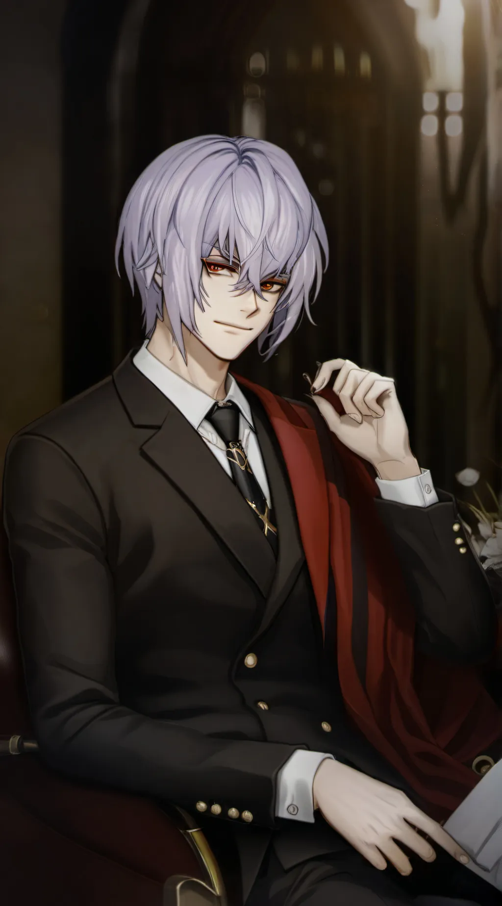 ai character: mha vampire background