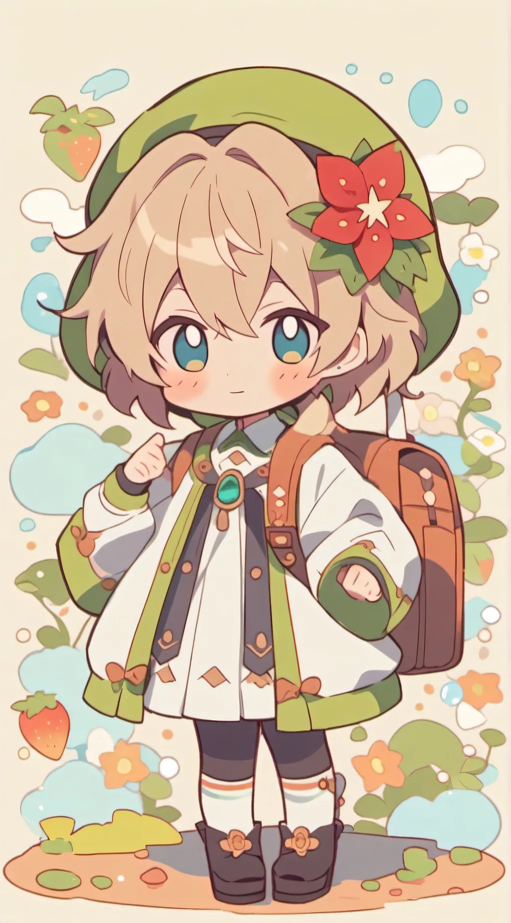 ai character: :D background