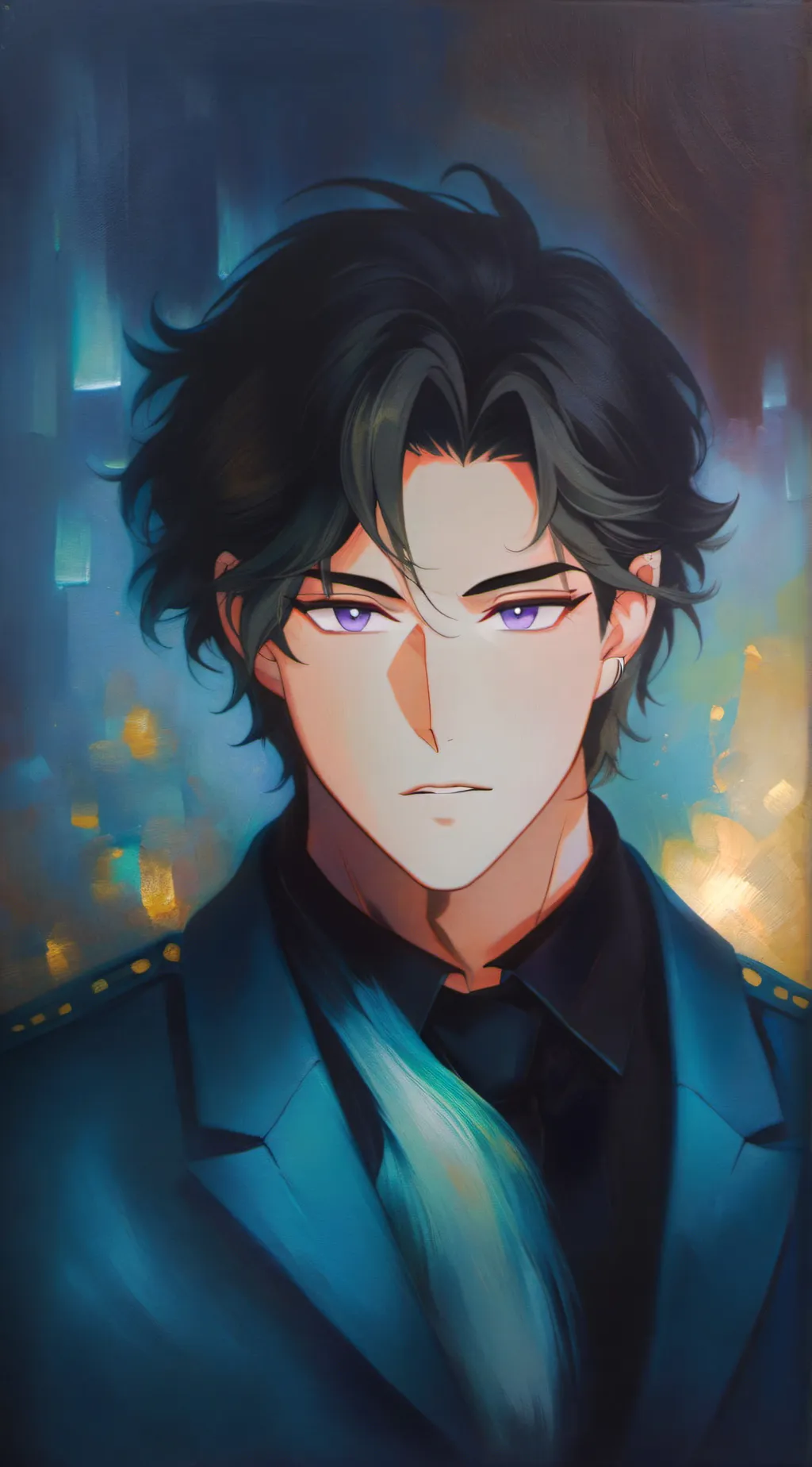 ai character: "Wolf King" background