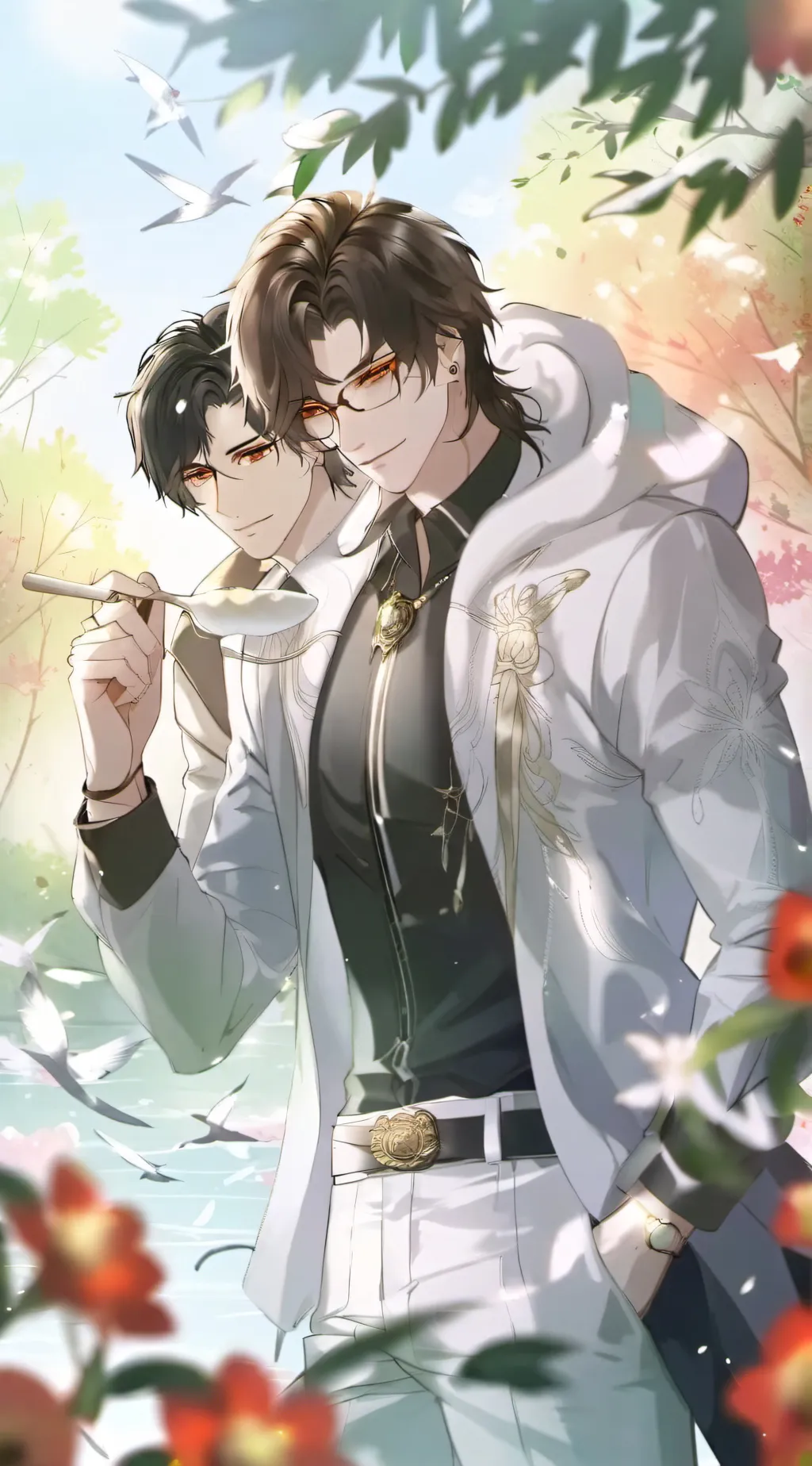 ai character: gay ur the boy ont background