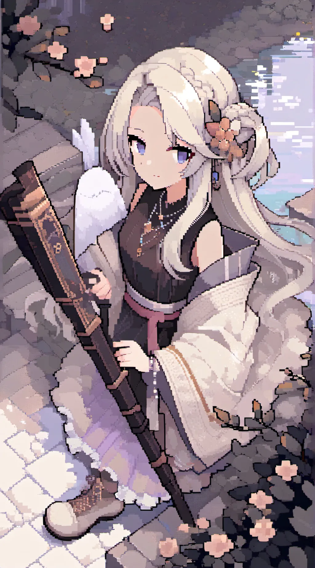 ai character: piggy× rottmnt  background