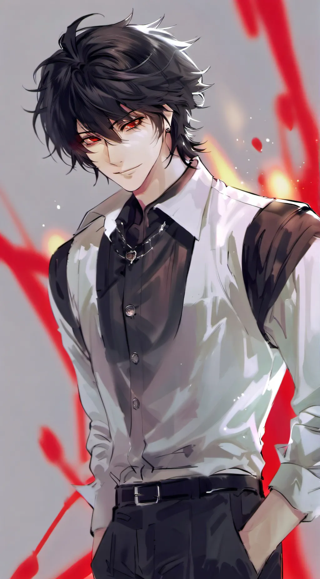 ai character: 𖦹𝐚𝐥𝐞𝐱🏮 background