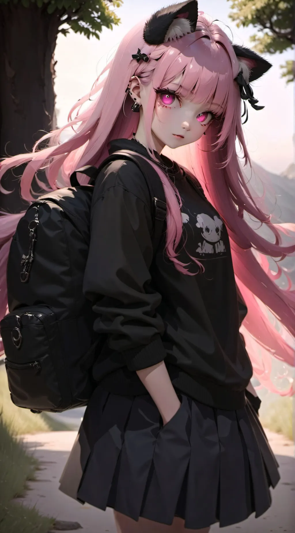 ai character: Descendants 4 background