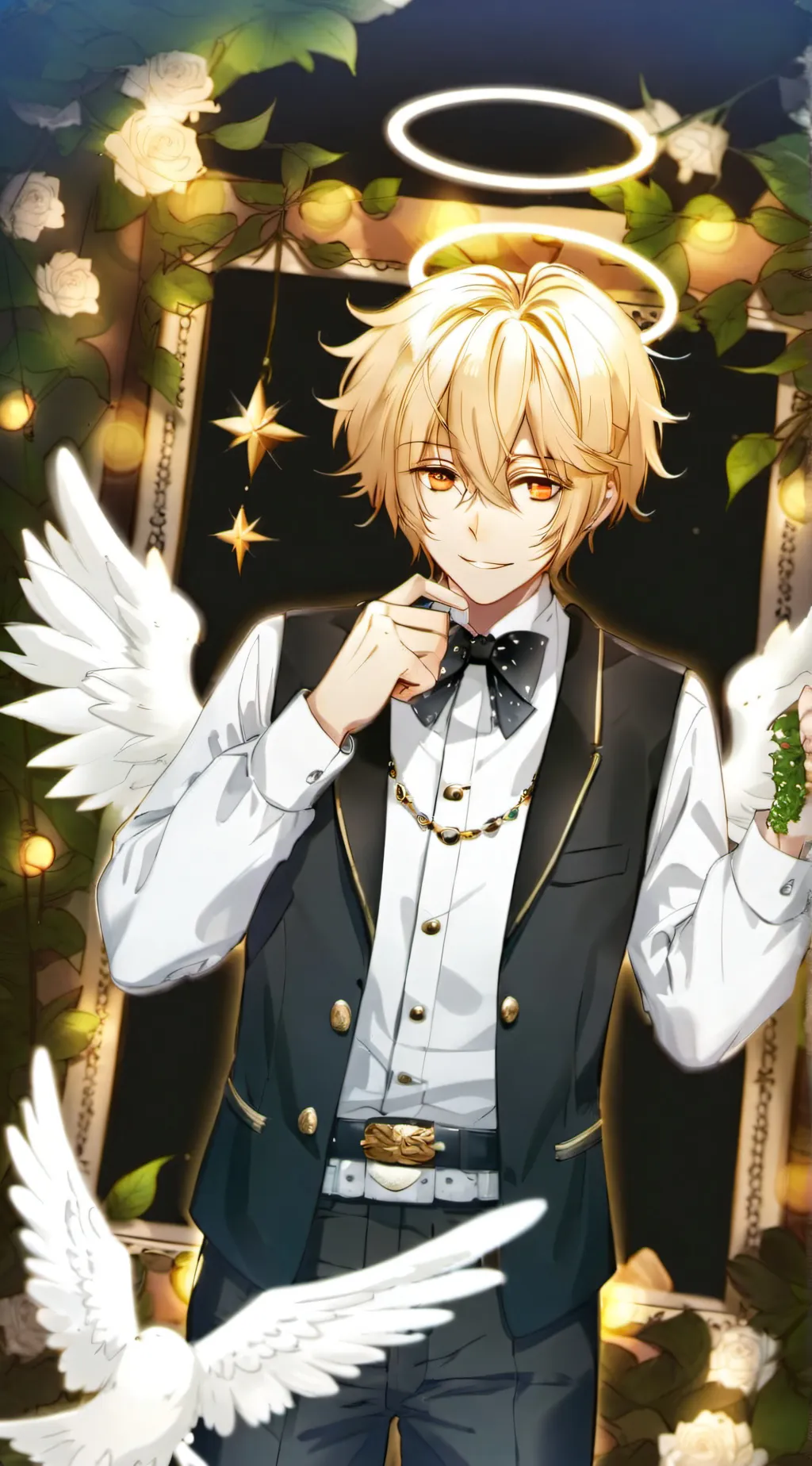ai character: Angel Prince Ace background