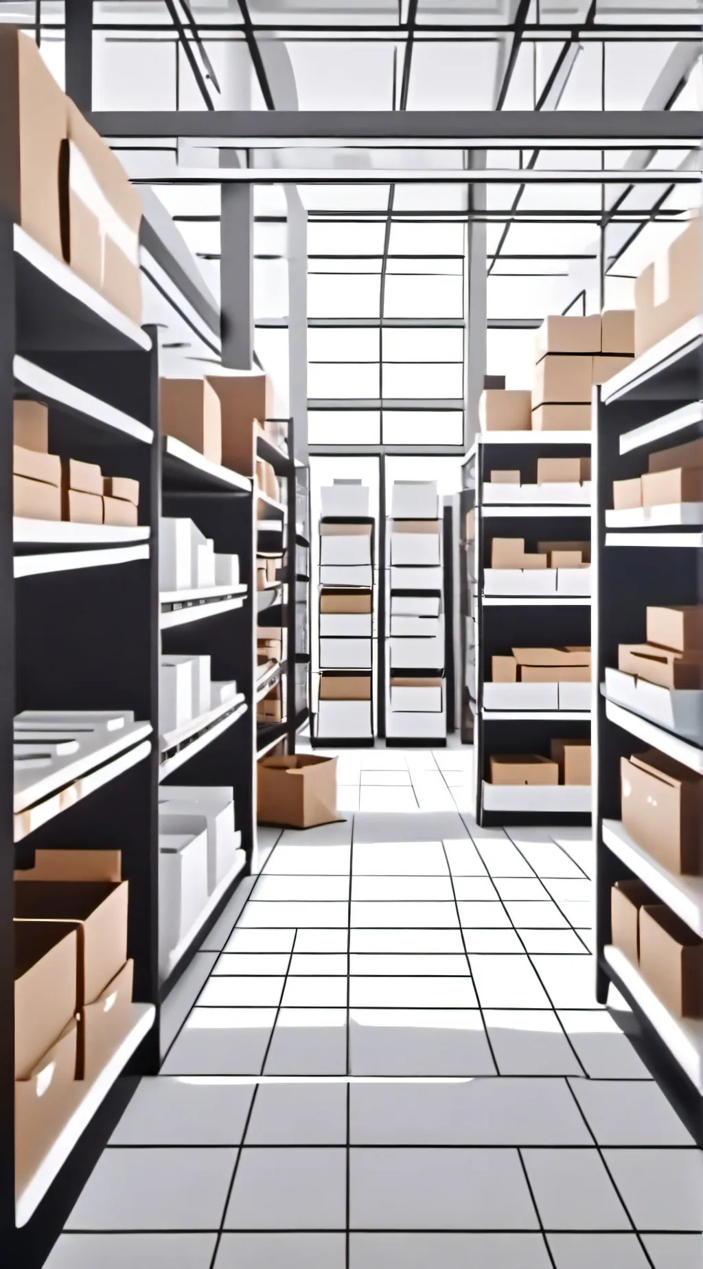 ai character: IKEA store  background