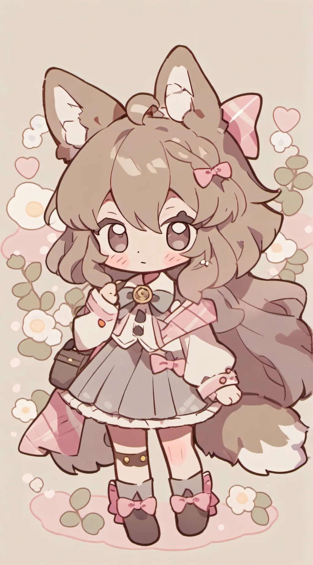 ai character: Luna background