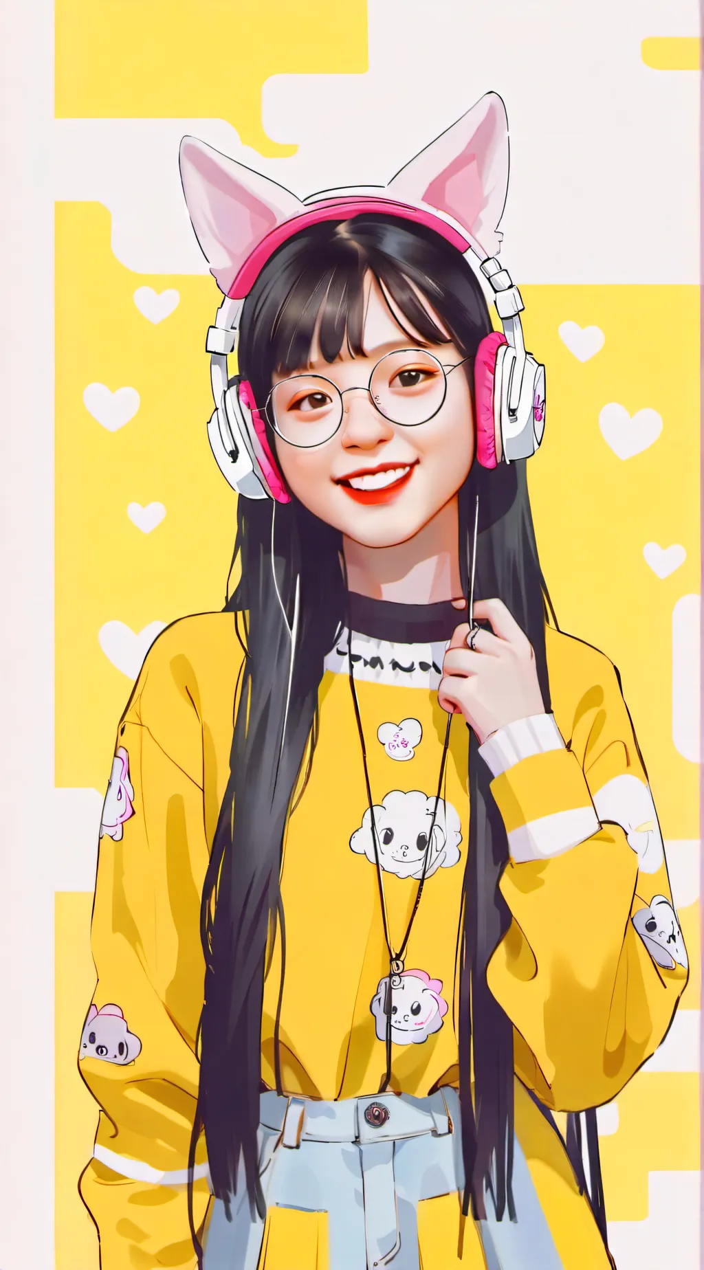 ai character: sophie/cherry background