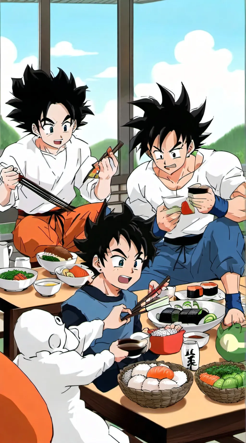 ai character: The Big Food Fight background