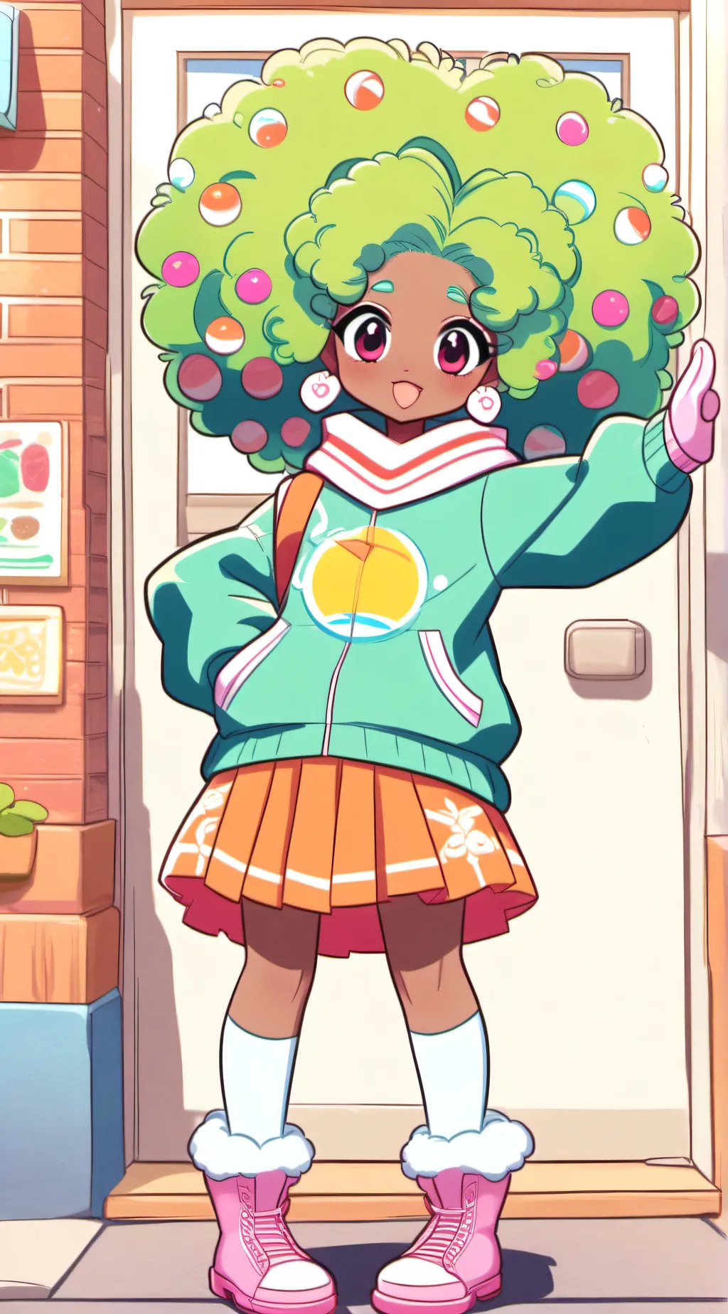 ai character: Terra background