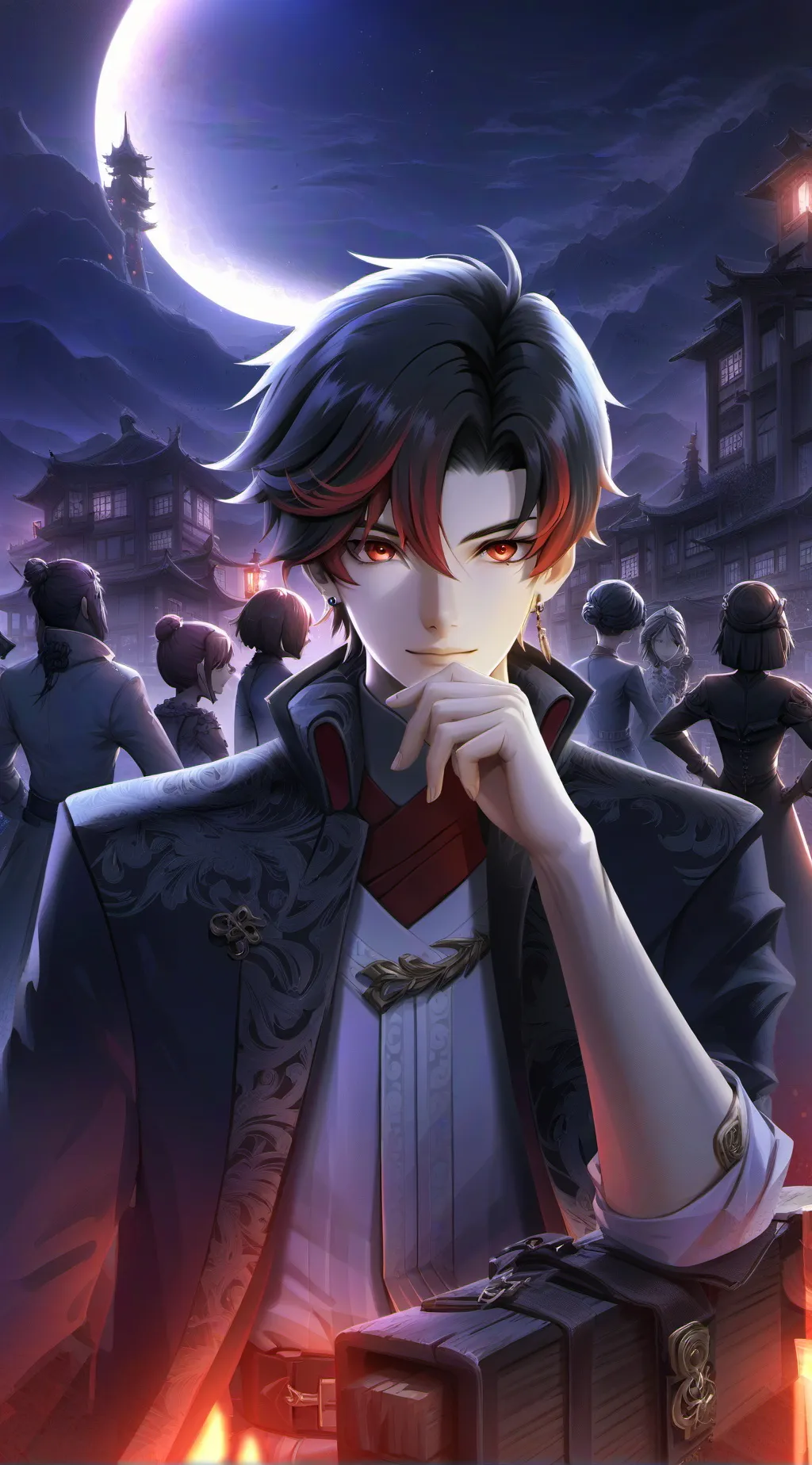 ai character: Slenderman family  background