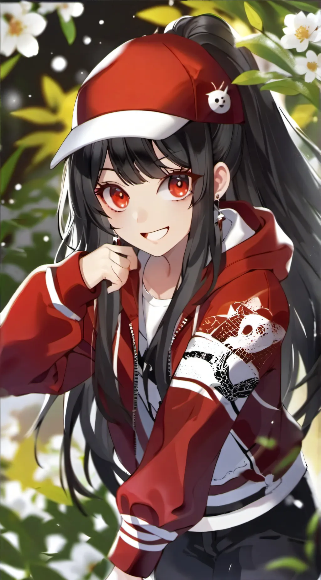 ai character: Luna background