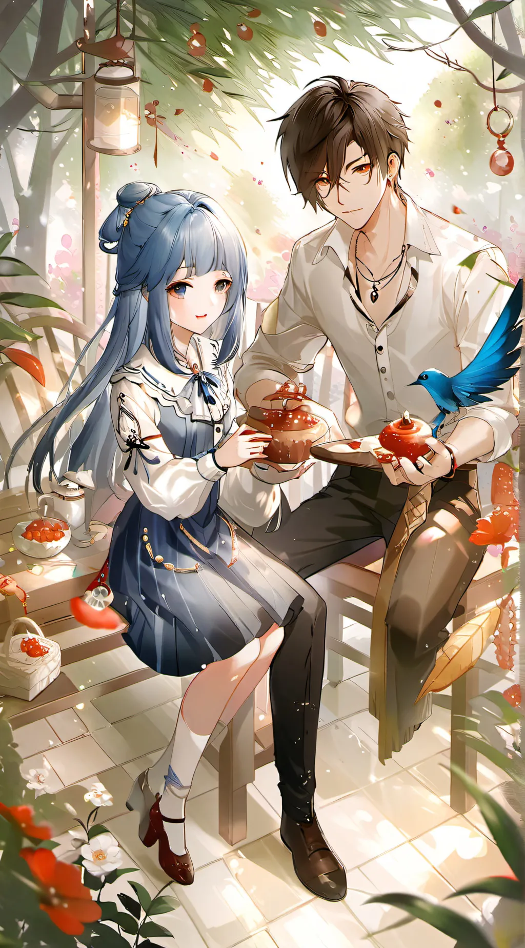 ai character: Wybie  background