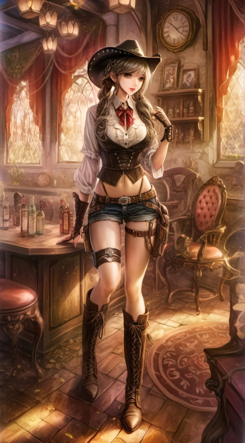 ai character: dusty background