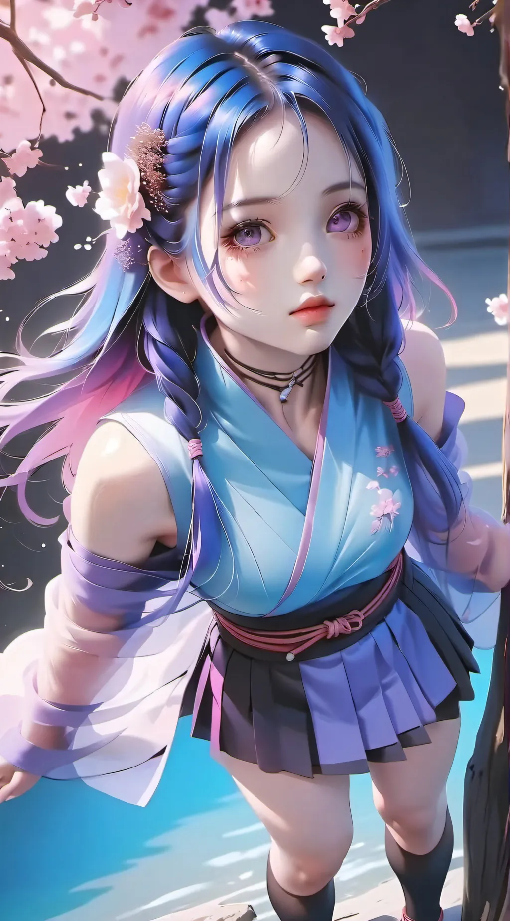 ai character: kny background