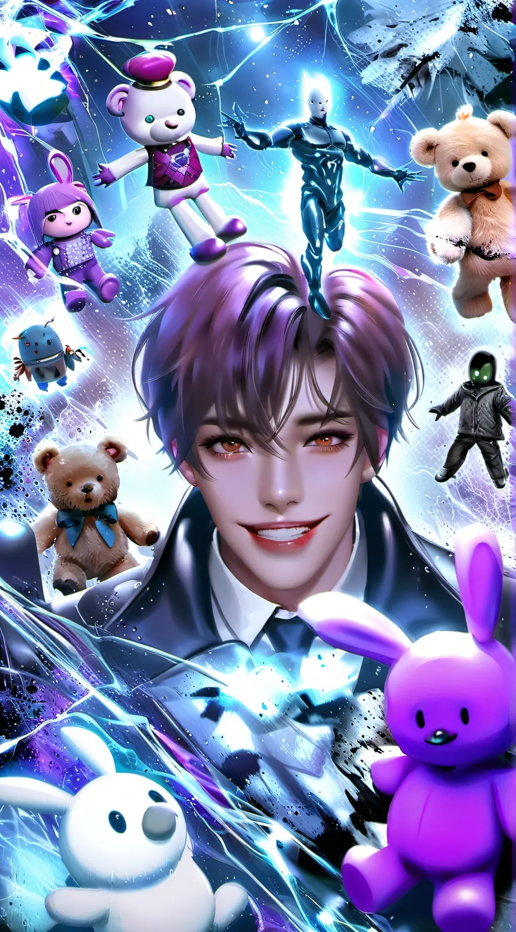 ai character: William afton.    background