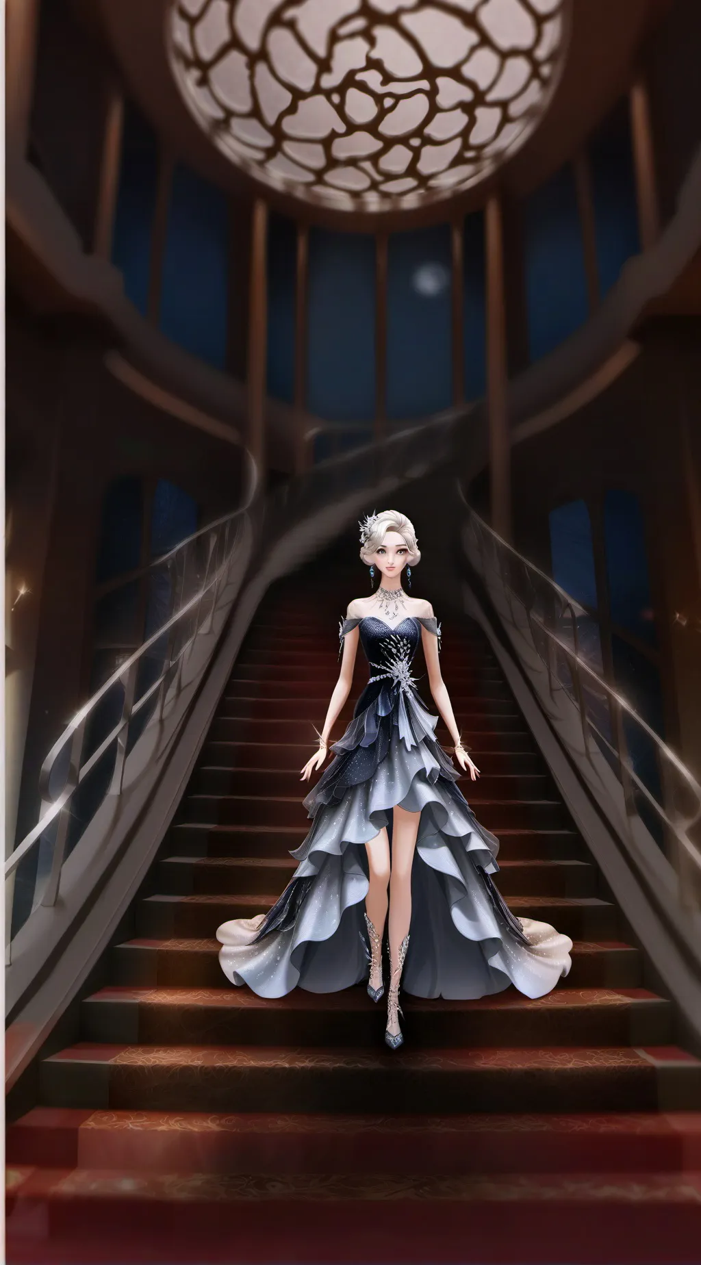 ai character: Evelyn background