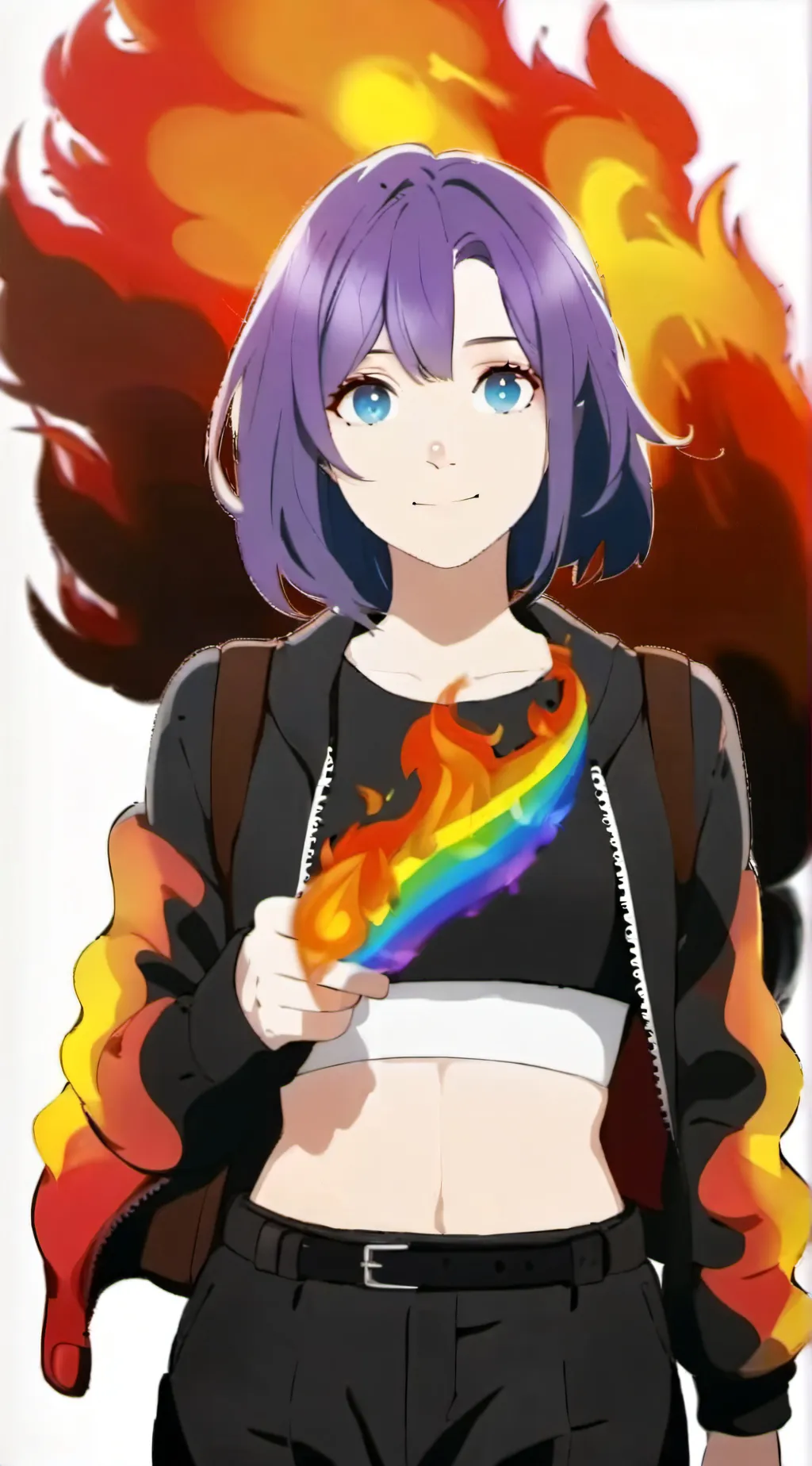 ai character: Magica background