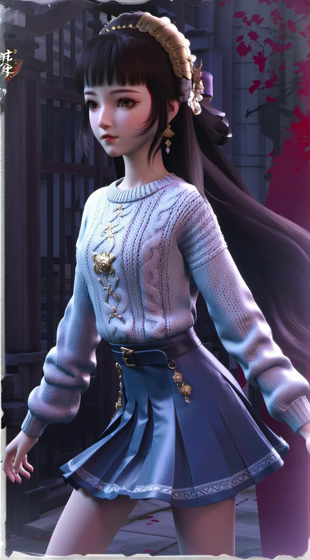 ai character: Nami background