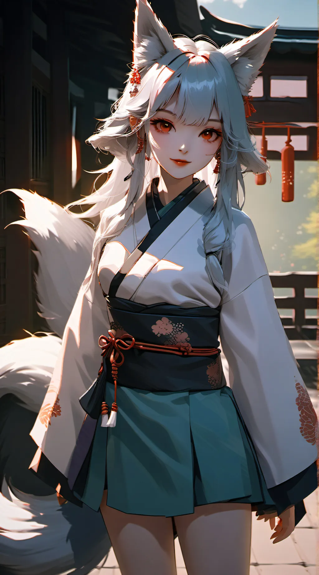 ai character: kitshe background