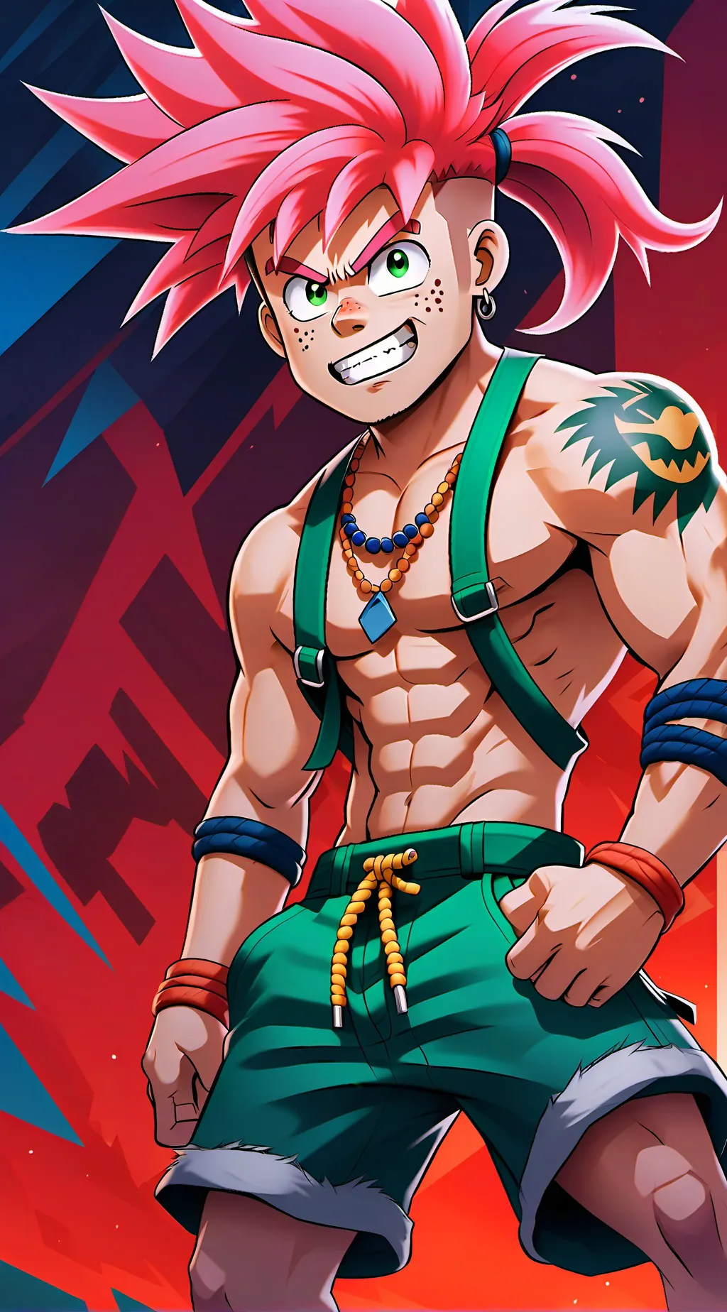 ai character: Tomba background